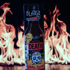 Blair's After Death Hot Sauce with Liquid Rage & Skull Key Chain
