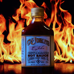 CaJohns Bourbon Infused Chipotle-Habanero Hot Sauce