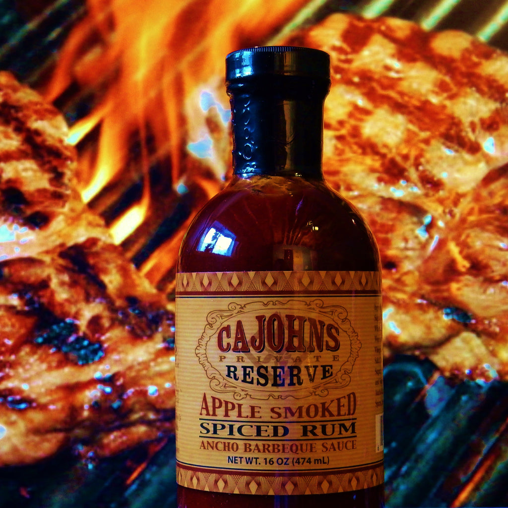 CaJohns Apple Smoked Spiced Rum Ancho Barbeque Sauce