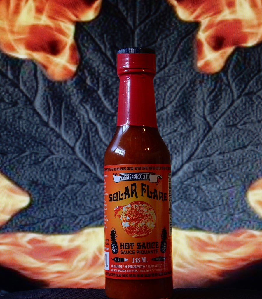 Solar Flare "Pineapple with Caribbean Peppers" Hot Sauce